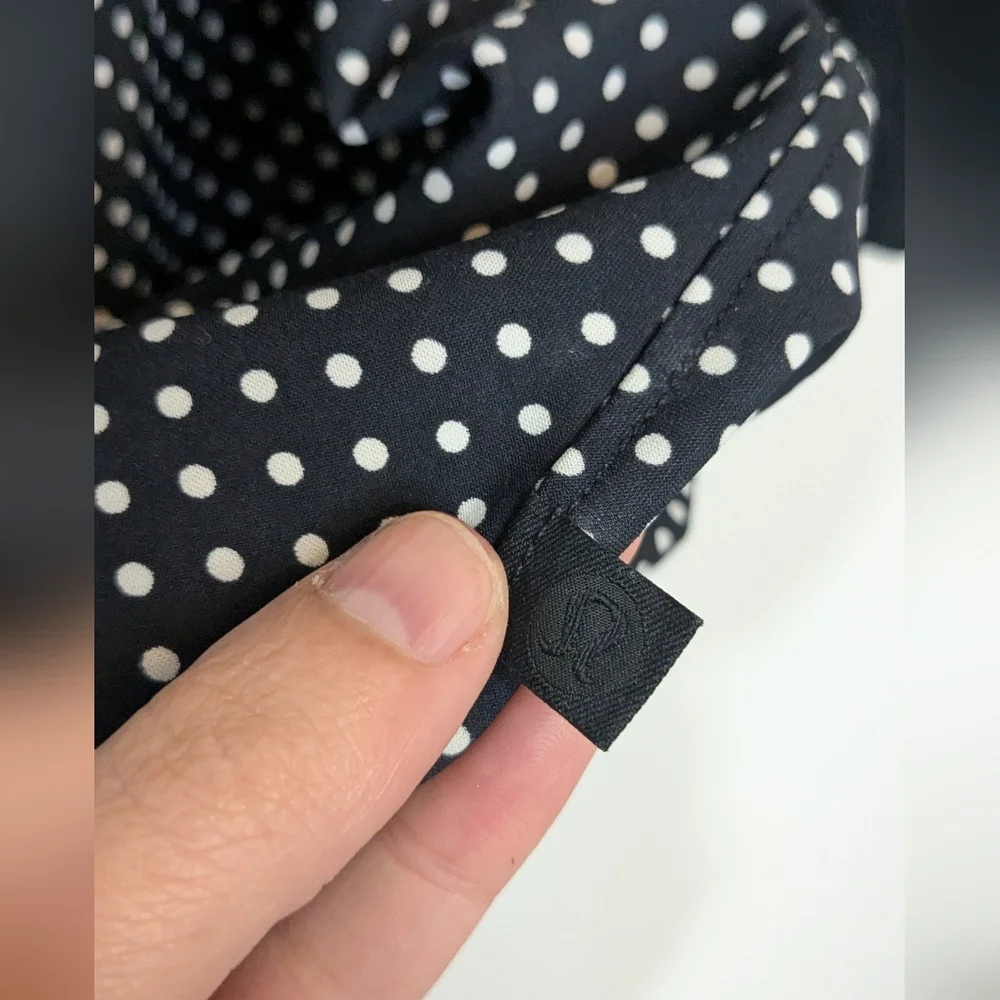 Lululemon Out Of This World Tee Biggy Dot Printed Black Ghost - Size M - Picture 6 of 8